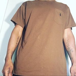 POLO RALPH LAUREN Mens T-SHIRT Color Brown